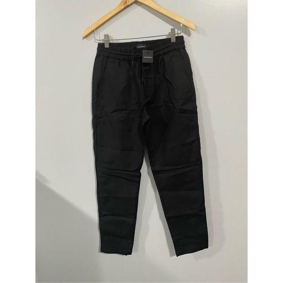 Club Monaco Men’s Small Refined Travel Casual Black Pull on Pants Brand New - Picture 1 of 5